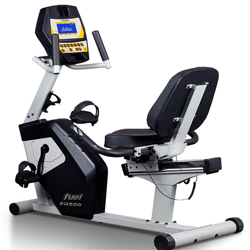 DYACO岱宇FR300家用磁控靜音樱桃视频APP污下载室內運動迷你臥式健身自行車 